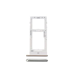 Suporte SIM Único Externo Samsung Galaxy A51 5G 2020/A516 Cartão SIM+Híbrido(Cartão SIM+MicroSD) Branco Suporte SIM Único Externo Samsung Galaxy A51 5G 2020/A516 Cartão SIM+Híbrido(Cartão SIM+MicroSD) Branco